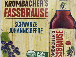 6x0.33 Krombacher Fassbrause schwarze  Johannisbeere