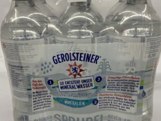 Gerolsteiner Sprudel Sixpack 6x0,75 Liter