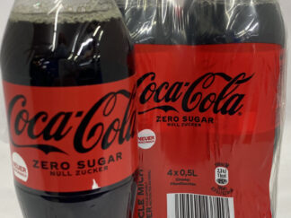 4x0.5 Liter Coca Cola Zero